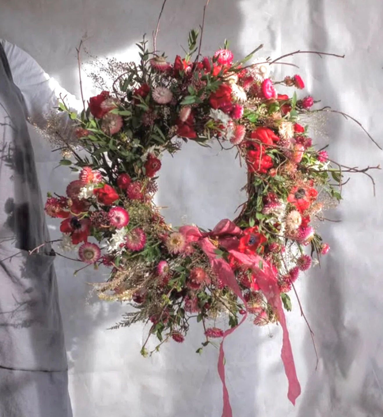 Valentine's Dried Floral Wreath Workshop
