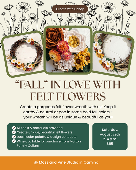 Fall in Love with Felt Flowers