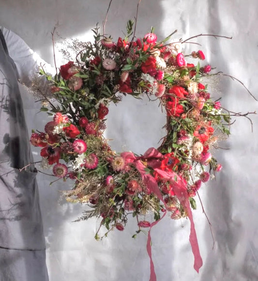 Valentine's Dried Floral Wreath Workshop