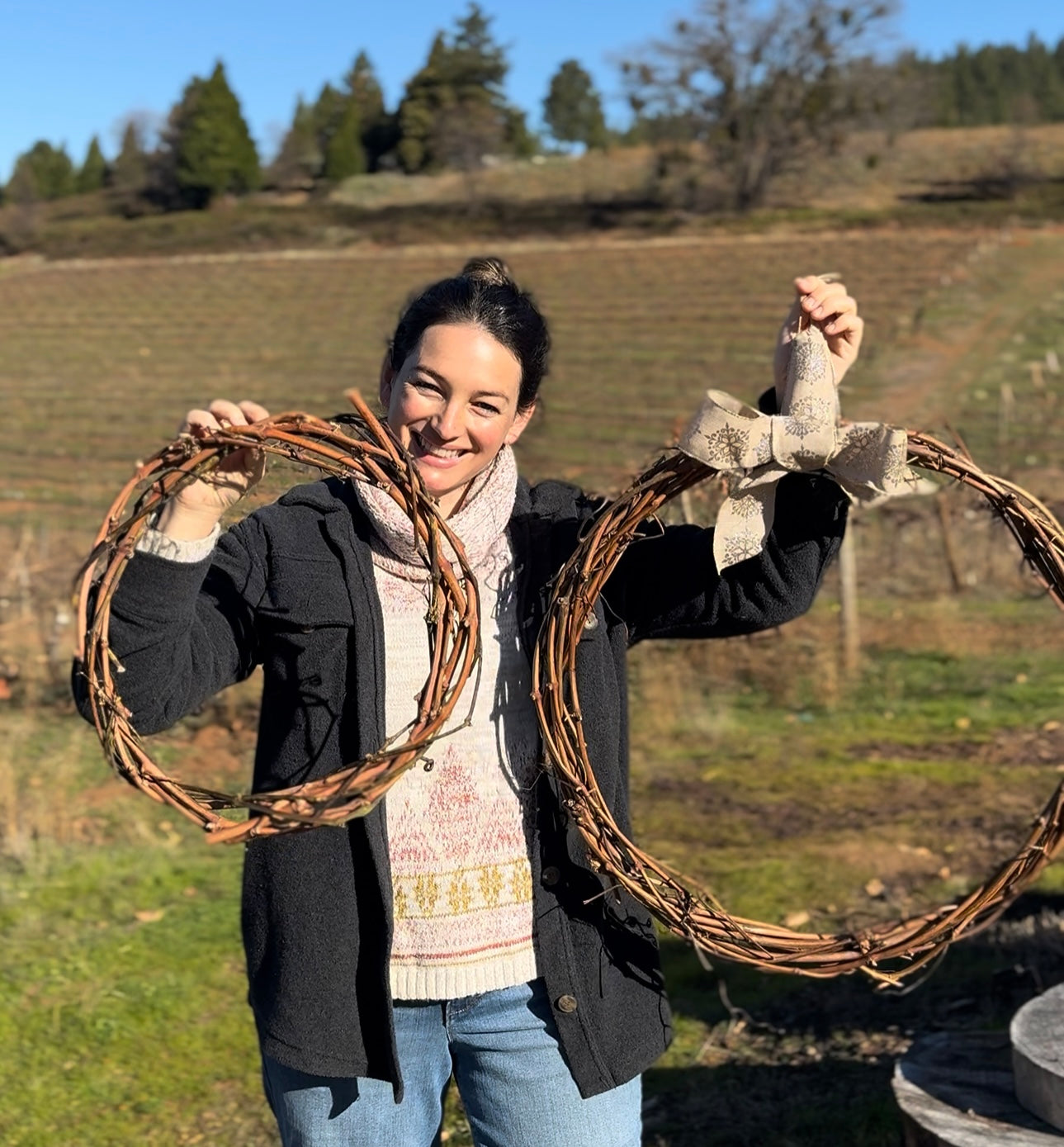 Vines & Wine: Craft Your Winter Wreath from Our Vineyard Vines